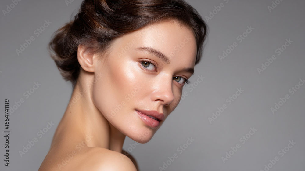 Naklejka premium Beautiful model portrait.