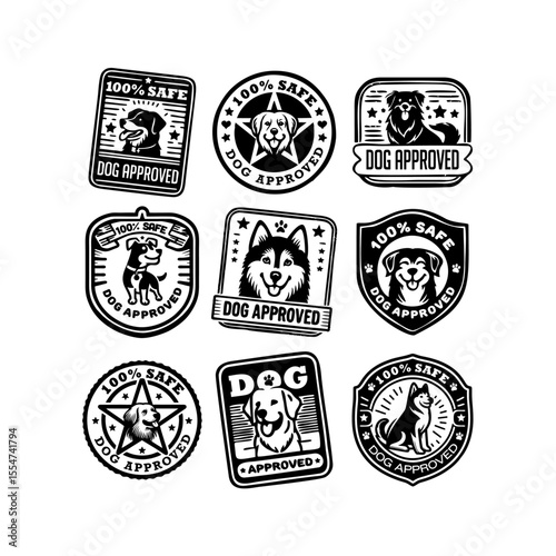 DOG APPROVED SAFE STAMP