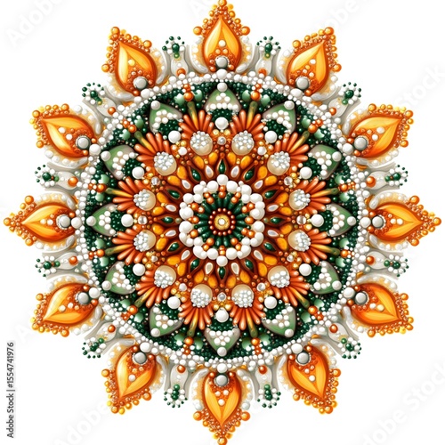 Mandala, a sacred symbol in Buddhism.