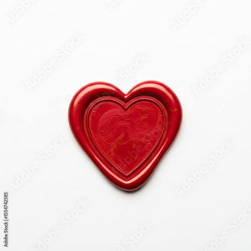 heart shaped wax seal