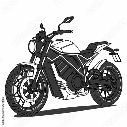 motorcycle vector illustration