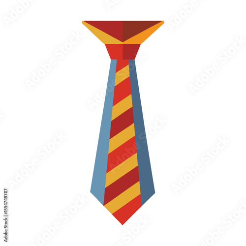 Tie on white background