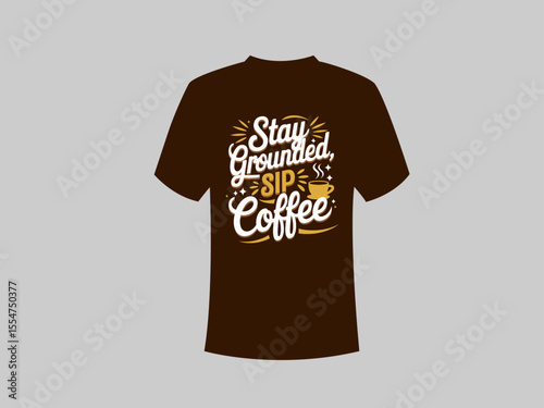 typography t shirt design, Coffee t shirt design, Today's good mood is sponsored by coffee t shirt design.