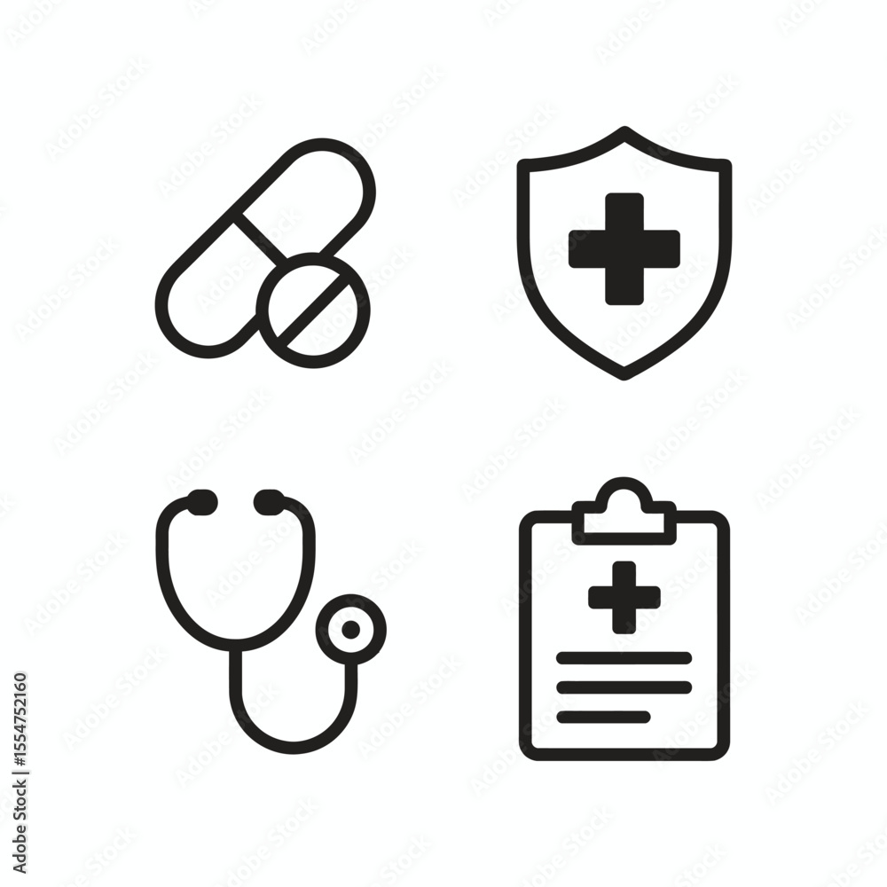 Obraz premium Medical Icons healthcare health
