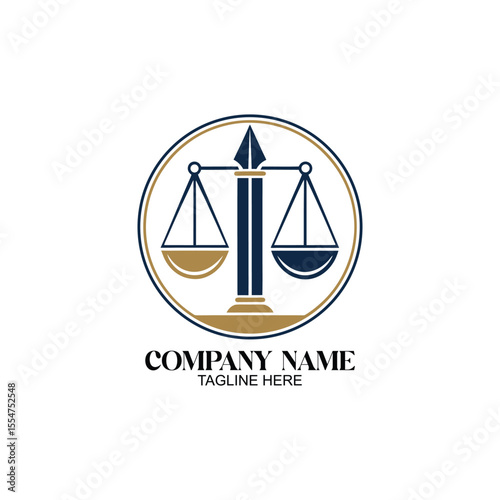 Justice Logo: A symbol of fairness, balance, and the principles of law, a circular logo prominently features a set of balanced scales, evoking a sense of impartiality and the pursuit of justice. 