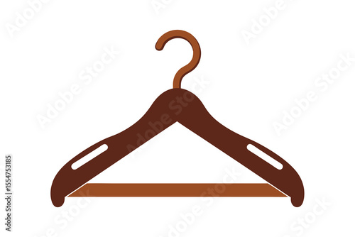 Hanger vector illustration isolated on white background