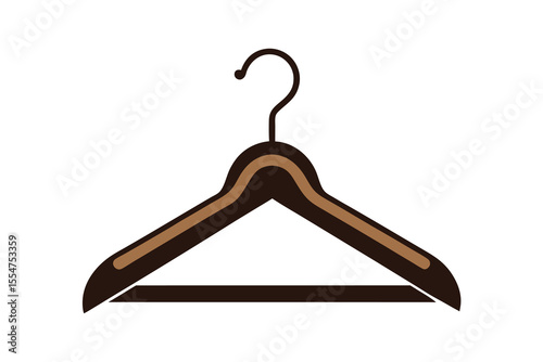 Hanger vector illustration isolated on white background