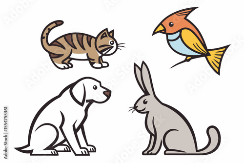 set of animals