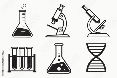 set of laboratory equipment