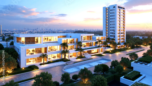 Modern Architectural Concepts, Real Estate Visual Assets, Professional Building Design Resources, Urban & Residential Property Graphics	