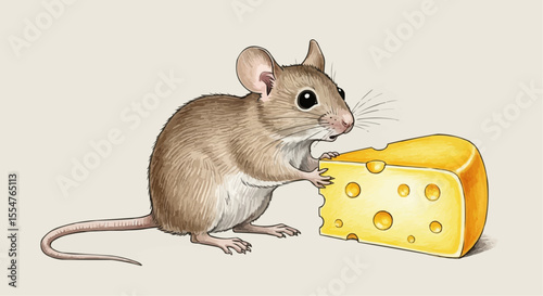 mouse and cheese