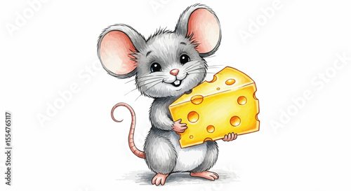 mouse and cheese