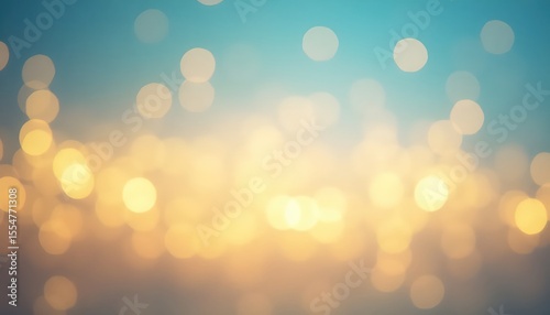 a blurry background with a sun and some clouds