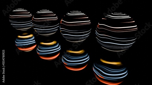 a row of lights