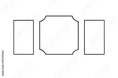 white wall with molding frames-seamless-background