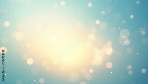 a blurry background with a sun and some clouds