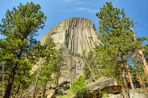 Devils Tower   - ingneous rock in the Bear Lodge Ranger District of the Black Hills, Wyoming