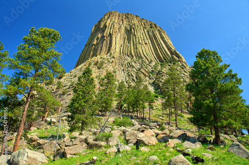 Devils Tower   - ingneous rock in the Bear Lodge Ranger District of the Black Hills, Wyoming