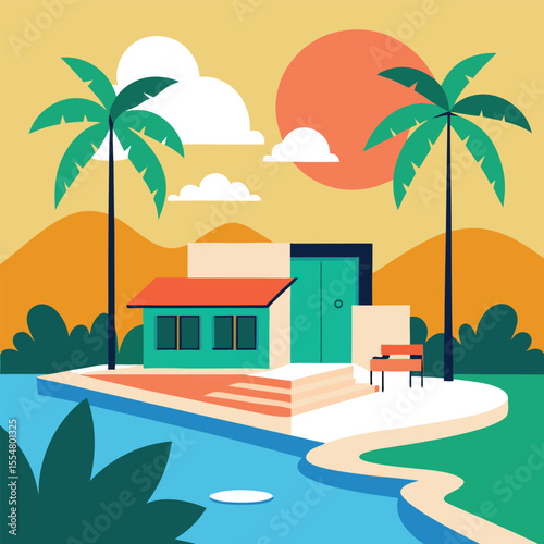 hotel in the sea