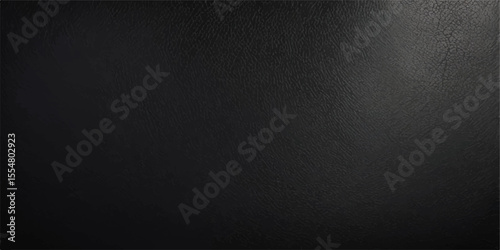 Dark grunge black leather with a rough, textured surface creates a vintage backdrop