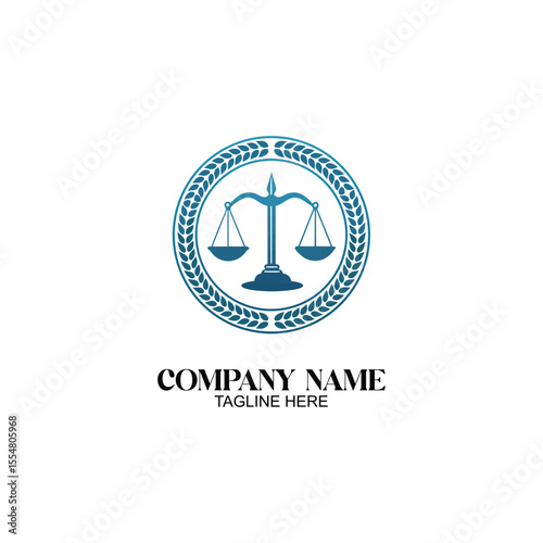 Justice Scale Logo Design