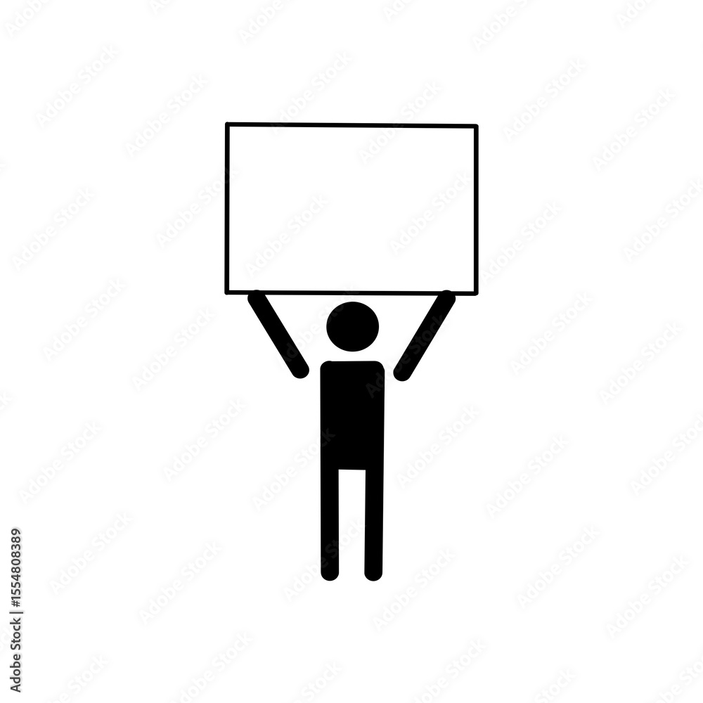 掲げる人物アイコン|メッセージ伝達・広告・告知のピクトグラム
Person Holding Sign Icon – Message, Advertising, and Announcement Symbol 掲げる人物アイコン|メッセージ伝達・広告・告知のピクトグラム
Person Holding Sign Icon – Message, Advertising, and Announcement Symbol