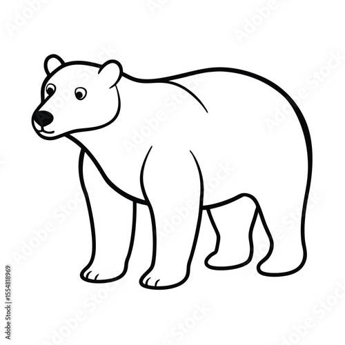 polar bear vector illustration