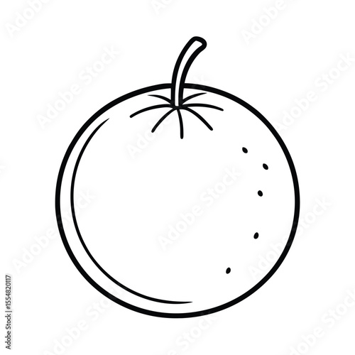 satsuma fruit vector illustration