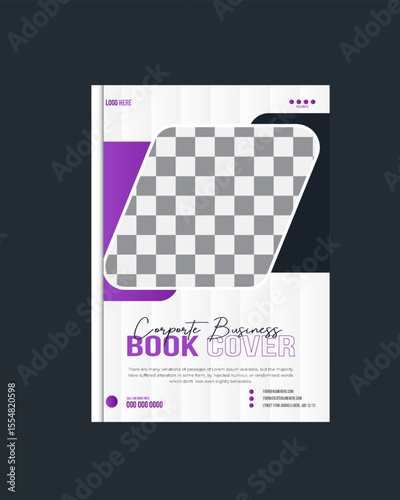 Professional Business book cover 2050, new annual report, print-ready business cover design, book cover design eps file print-ready, company profile, business profile
