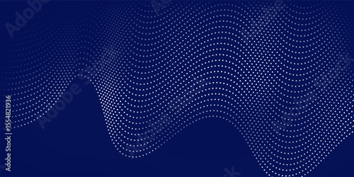 Blue background abstract with line waves and gradient variation. Suitable for user interface stroke websites simple good