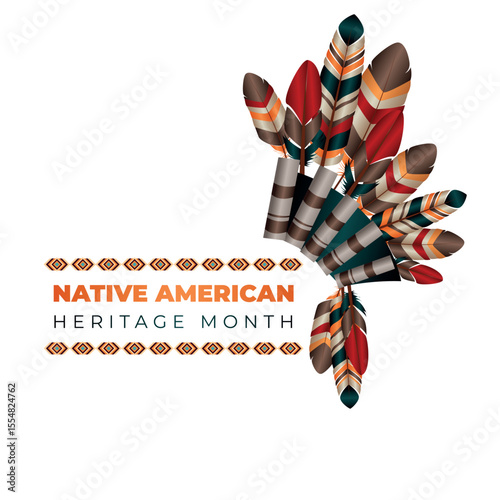 Native American Heritage Month in November. American Indian culture