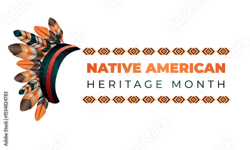 Native American Heritage Month in November. American Indian culture