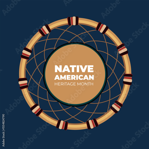 Native American Heritage Month in November. American Indian culture
