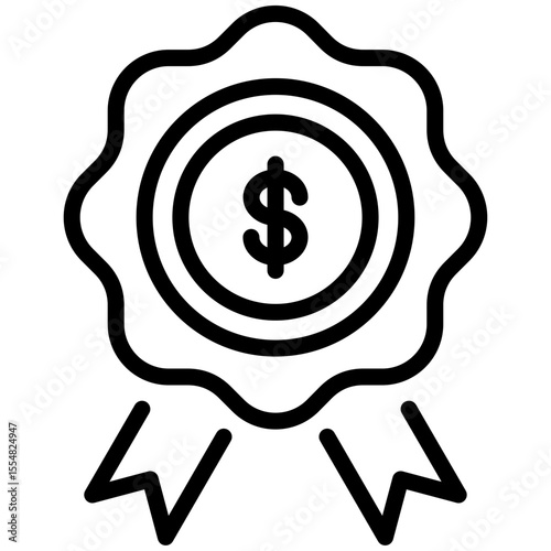 Badge icon for weather, website, application, printing, document, poster design, etc