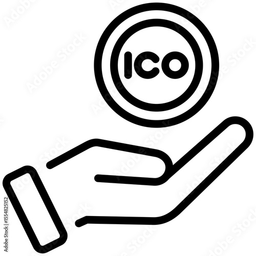 Ico icon for weather, website, application, printing, document, poster design, etc