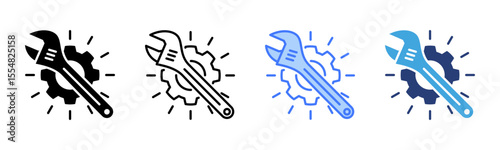 Service icon sheet multiple style collection