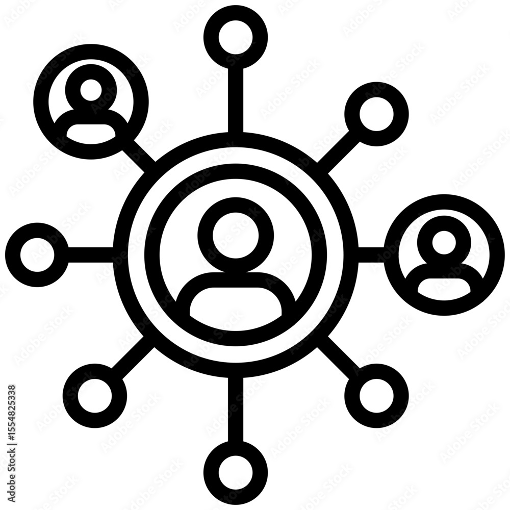 Fototapeta premium Network icon for weather, website, application, printing, document, poster design, etc