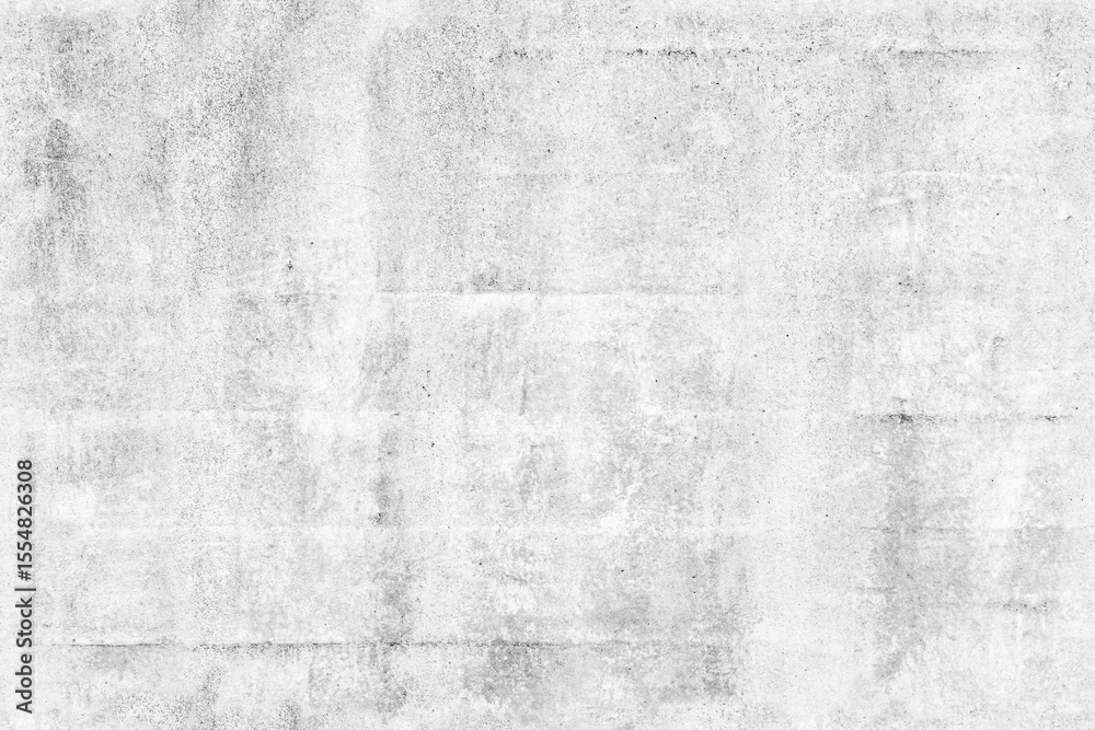 Fototapeta premium Seamless texture of a white concrete wall. Front view