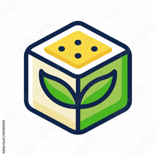 3d cube with a cube