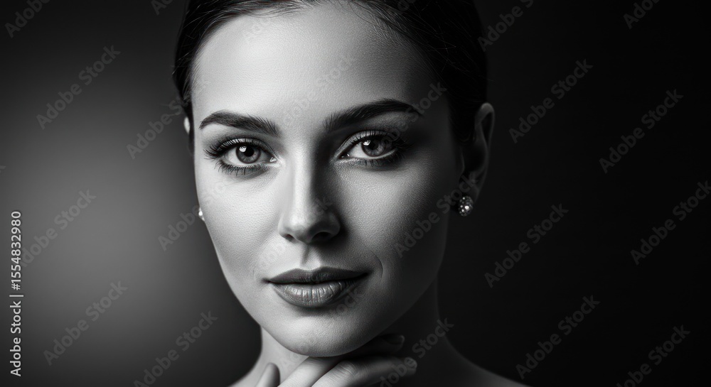 Fototapeta premium Elegant woman portrait