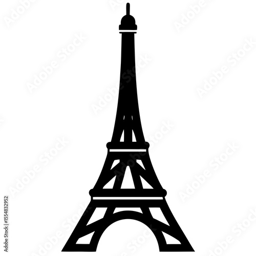 eiffel tower vector illustration