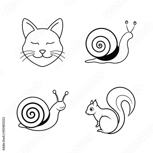 Feline snail