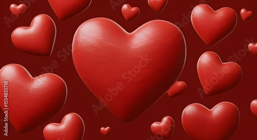 Red hearts, Heart, Hearts, Red Heart Background