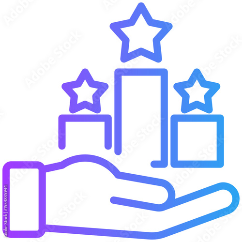 Competitive advantage icon for business opportunities, business, website, application, printing, document, poster design, etc