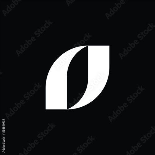 Minimal abstract geometric logo with modern, sharp angles. Perfect for branding, architecture, construction, and creative business. EPS vector format for scalable design use