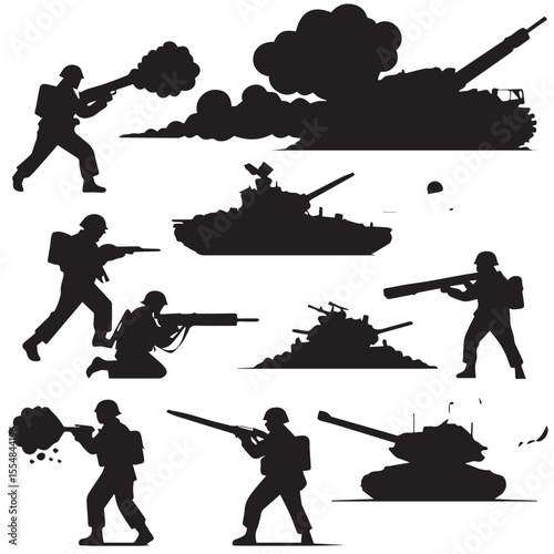 Artillery Attack and Fire Icons