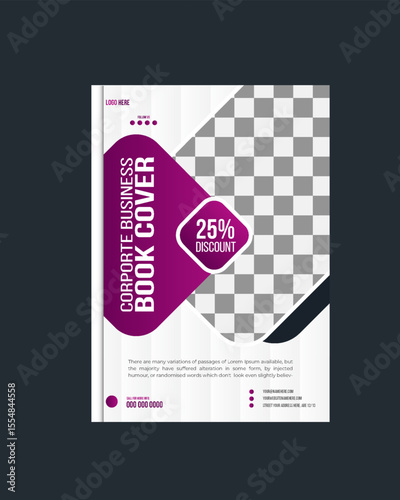 Professional Business book cover 2050, new annual report, print-ready business cover design, book cover design eps file print-ready, company profile, business profile