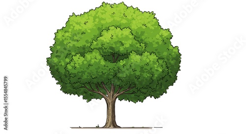 Stylized tree illustration
