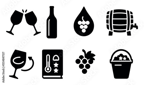 Pest control solid icon set: bugs, rodents, safety signs, and equipment icons