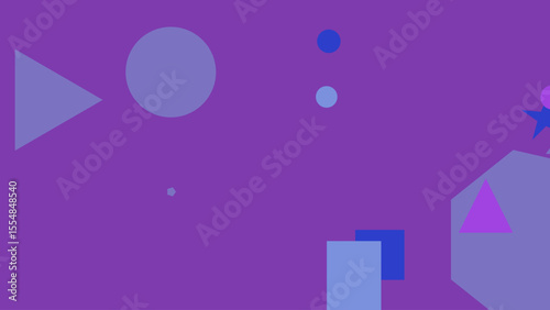 Abstract Purple Background with Triangle